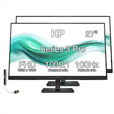 HP 27" Series 3 Pro
FHD 1920 x 1080
Contrast ratio 1000:1
Refresh rate 100Hz