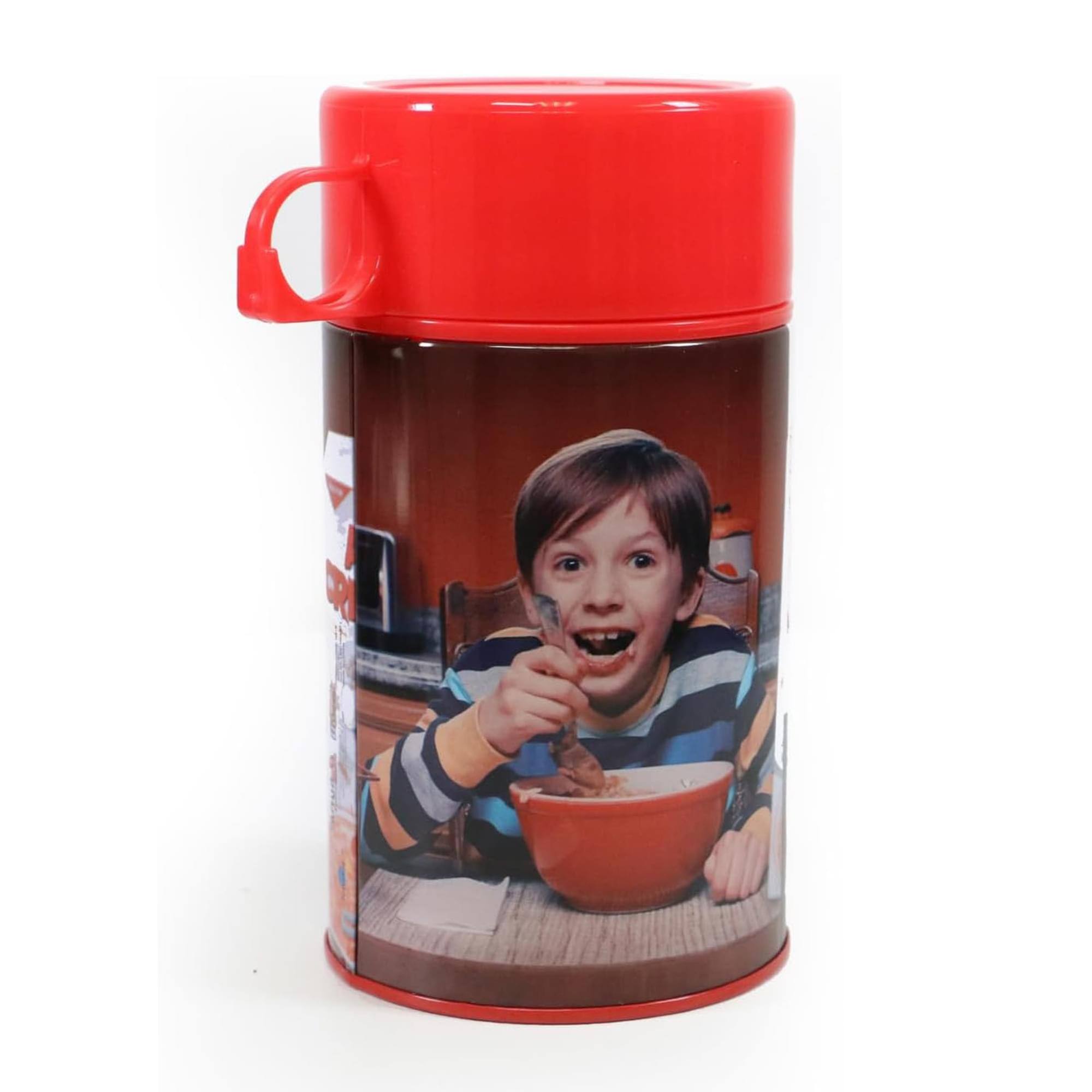 Alt View 5. Surreal Entertainment - Terrifier Tin Lunch Box with Beverage Container - Red.