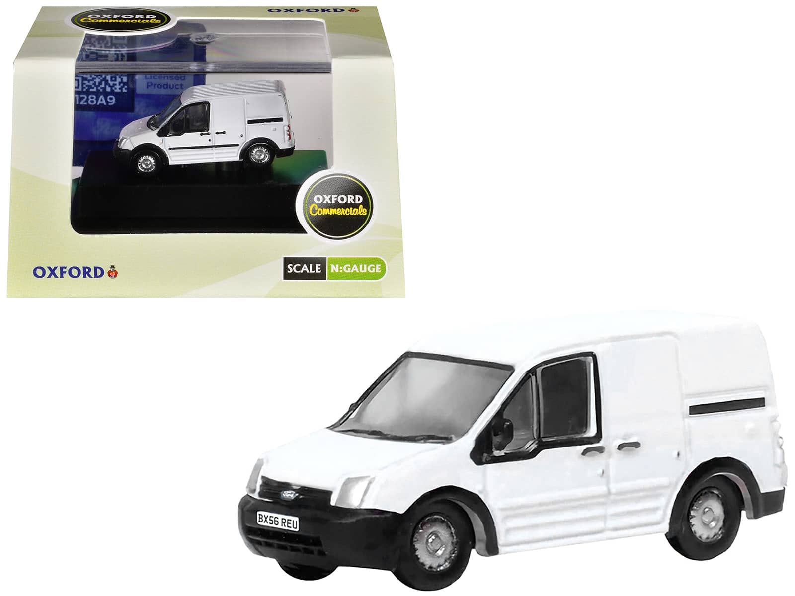 Ford Transit Connect Van RHD (Right Hand Drive) Frozen White 1/148 (N) Scale Diecast Model Car by Oxford Diecast price history on PriceWatchPro