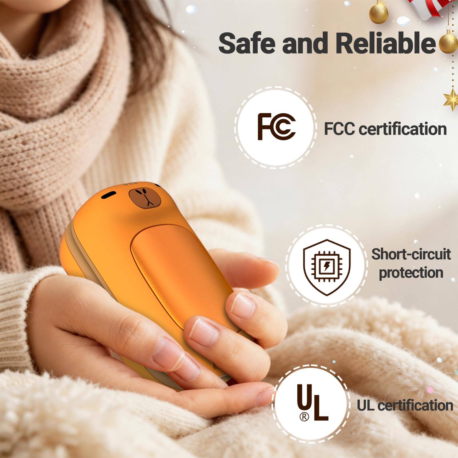 Safe and Reliable

- FCC certification
- Short-circuit protection
- UL certification