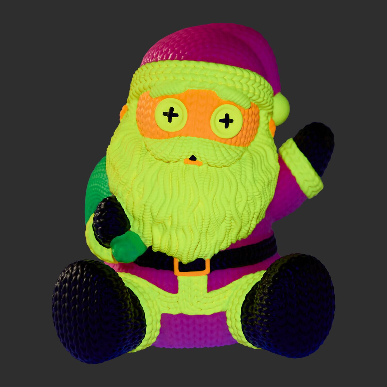 Alt View 4. Handmade by Robots - Handmade by Robots - Santa #386 (Blacklight)   - COLLECTIBLES - Multicolor.