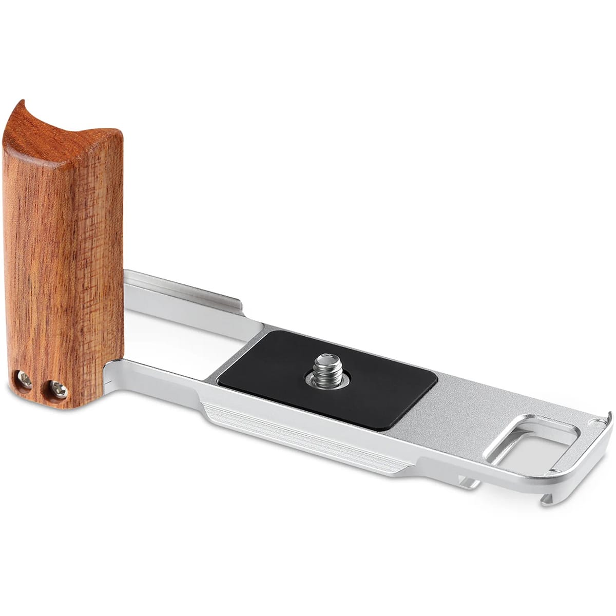 Tilta - Mounting Baseplate with Wooden Grip for Fujifilm X-E5, Silver
