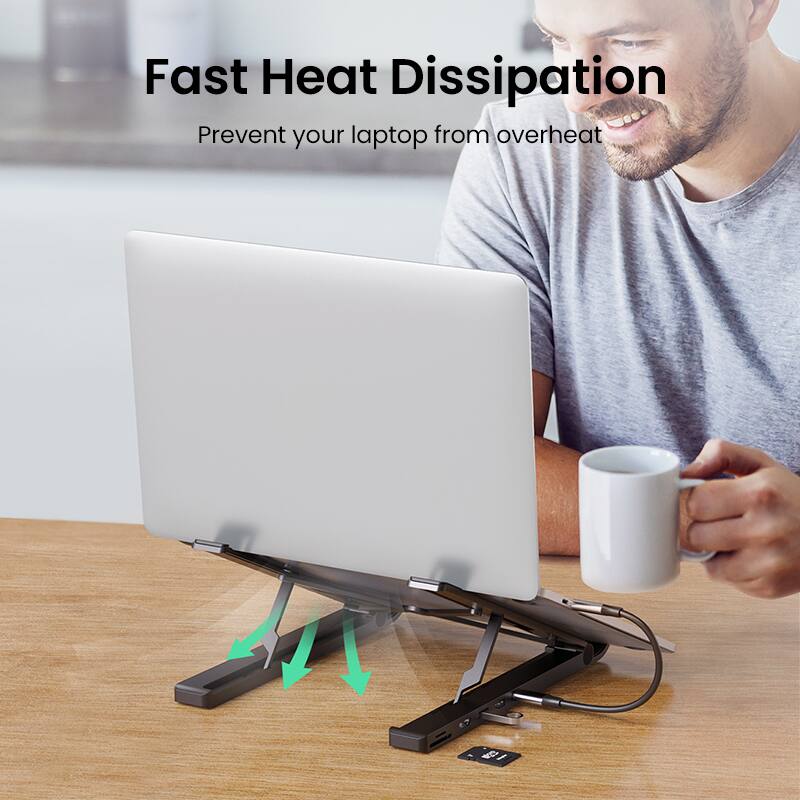 Fast Heat Dissipation  
Prevent your laptop from overheating