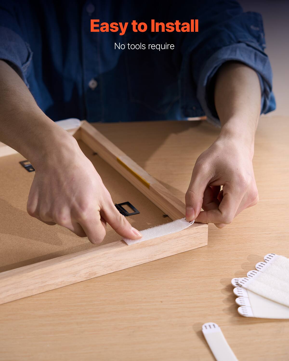 Easy to Install  
No tools require