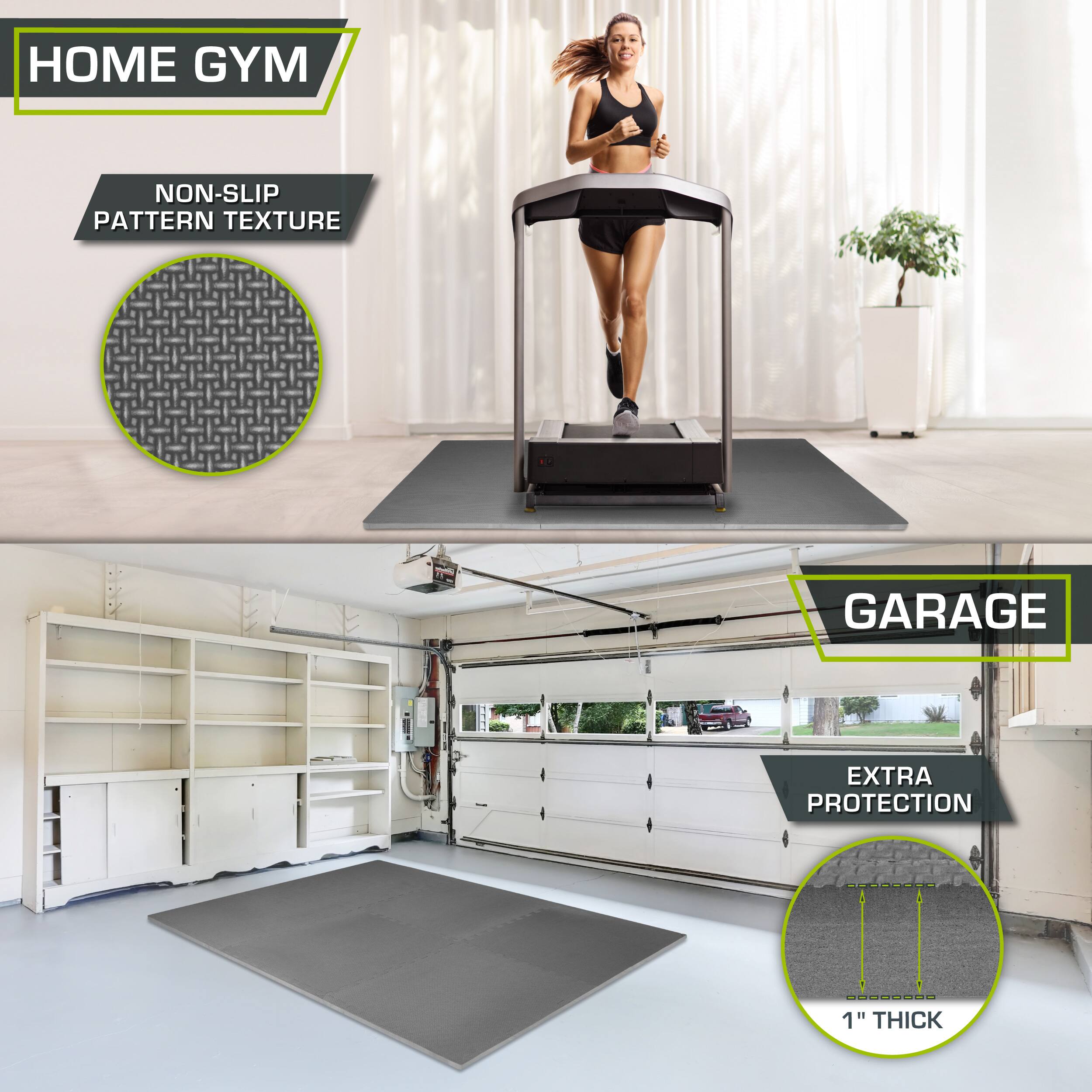 HOME GYM NON-SLIP PATTERN TEXTURE

GARAGE EXTRA PROTECTION 1" THICK