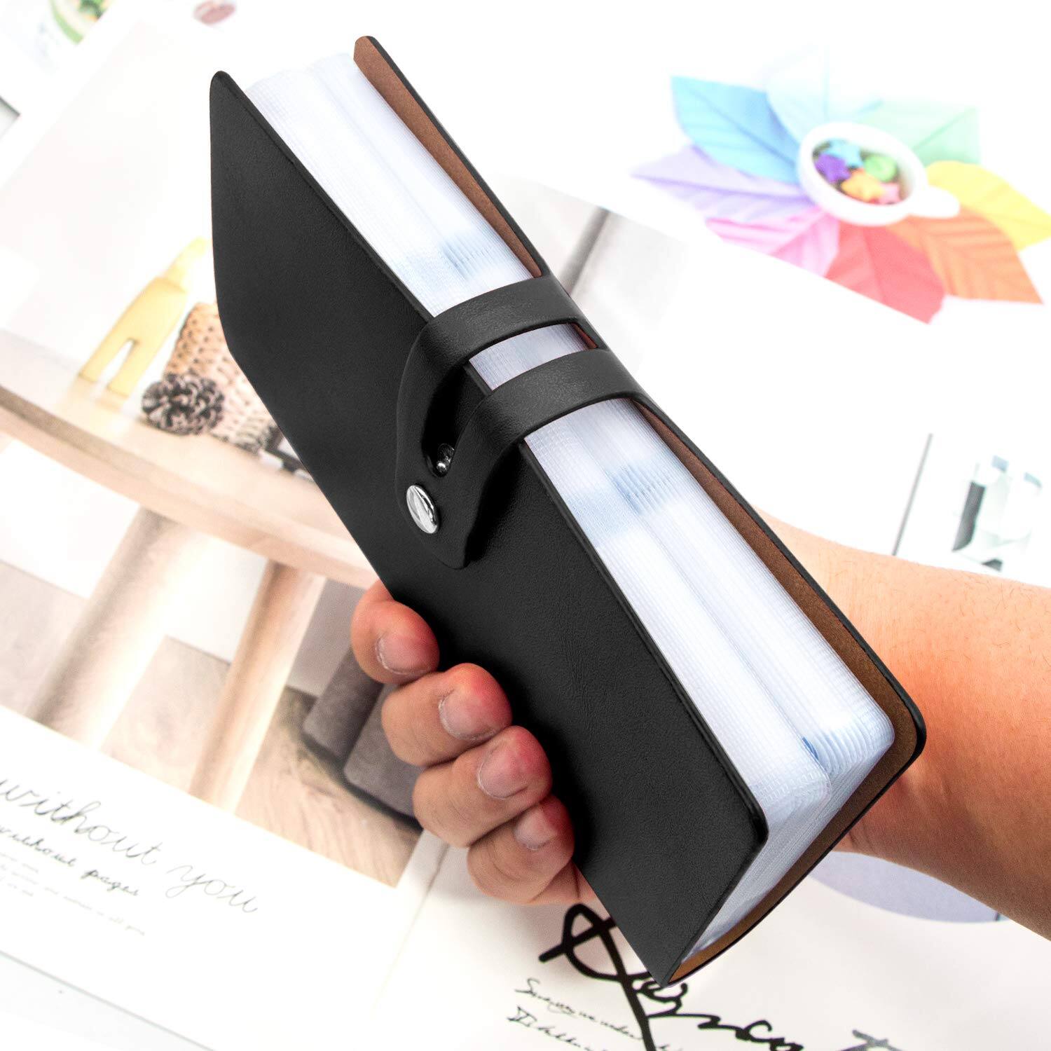 Back. Jadie Link - Rfid Credit Card Holder Business Organizer Slots Protector Managing Your Different Cards Loss black Durable Materials - Black.