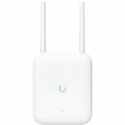 Front. Ubiquiti - Ubiquiti U7 Dual Band Wi-Fi 7 IEEE 802.11 a/b/g/n/ac/ax/be 4.30 Gbit/s Wireless Access Point - Outdoor - 2.40 GHz, 5 GHz - Black.
