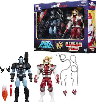 MARVEL LEGENDS SERIES MARVEL GAMERVERSE GAMERVERSE
WARNING: CHOKING HAZARD - Small parts. Not for children under 3 years.
WAR MACHINE VS OMEGA RED
4+