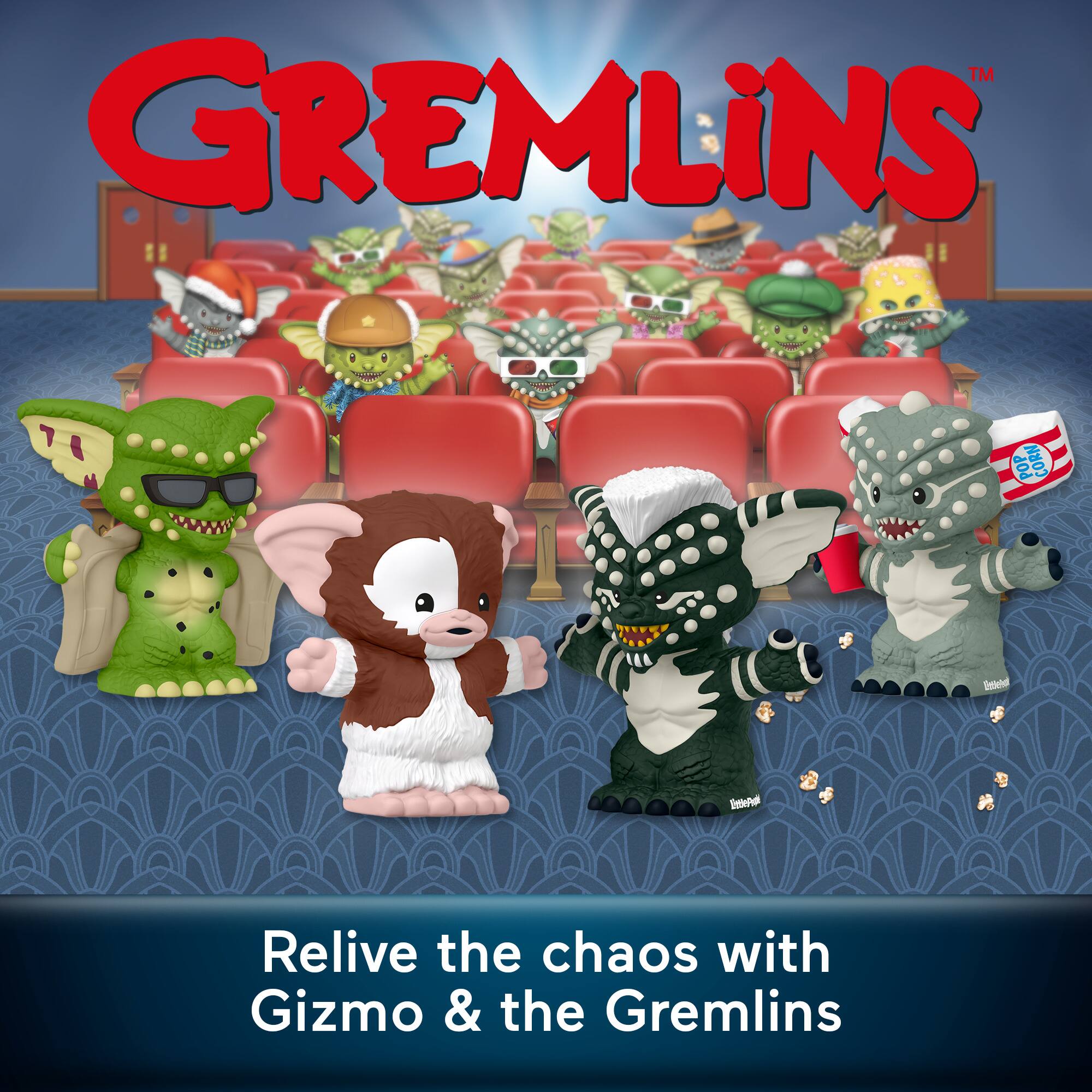Relive the chaos with Gizmo & the Gremlins.