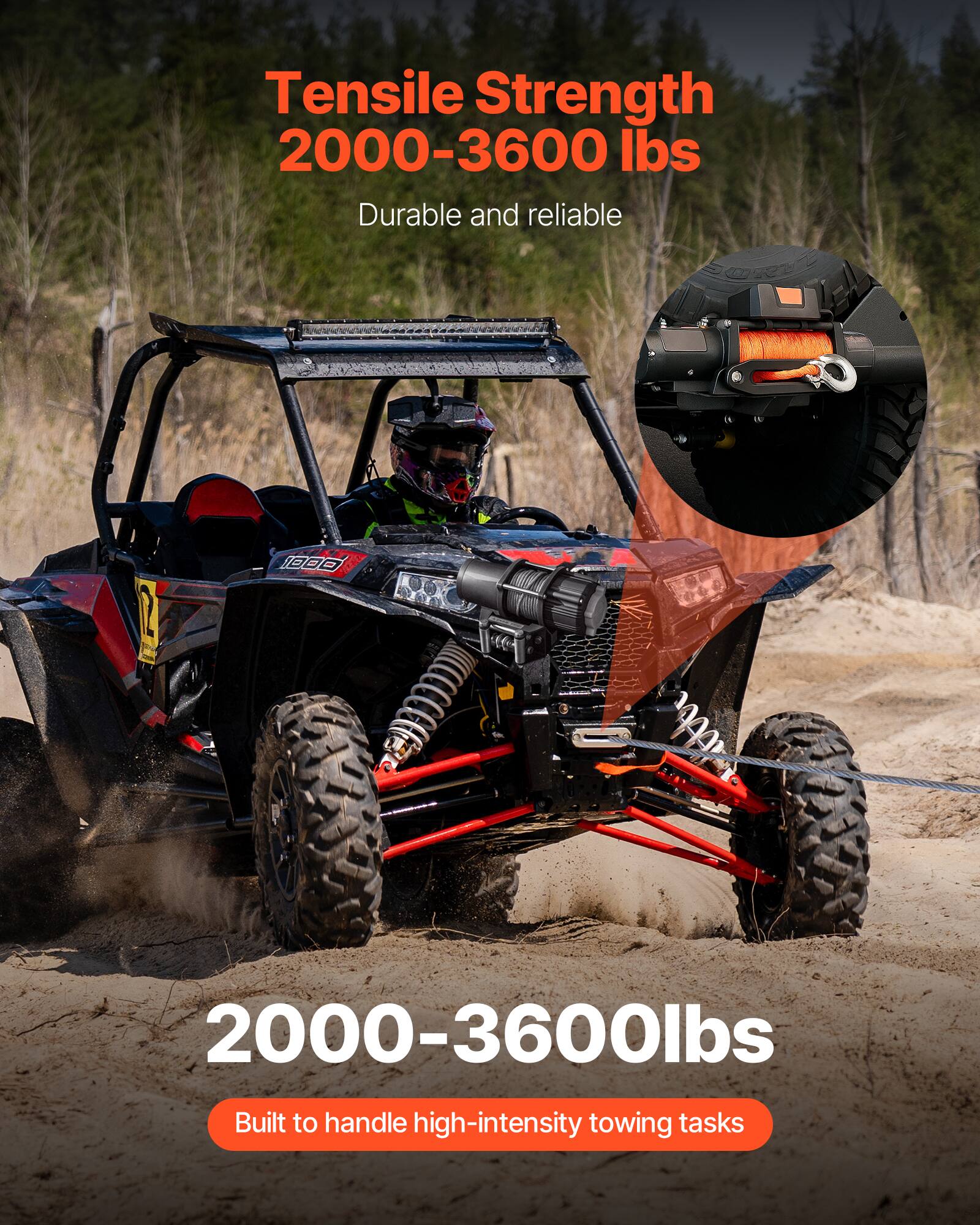 Tensile Strength 2000-3600 lbs  
Durable and reliable  

2000-3600 lbs  
Built to handle high-intensity towing tasks
