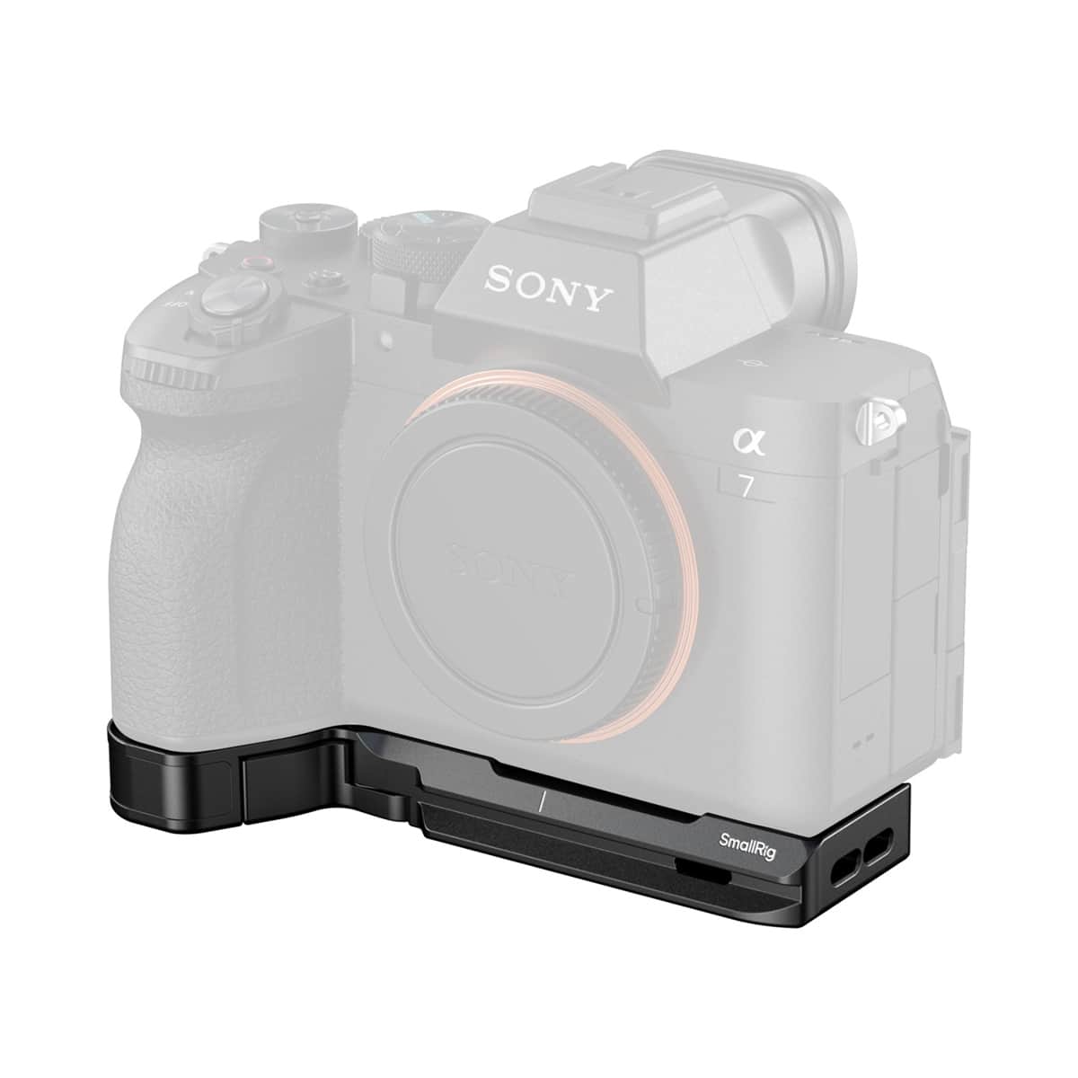 Smallrig - Arca-Swiss Baseplate with AirTag Slot for Sony Alpha 7 V/7R V/7 IV/7S III/1/7R IV Cameras, Black