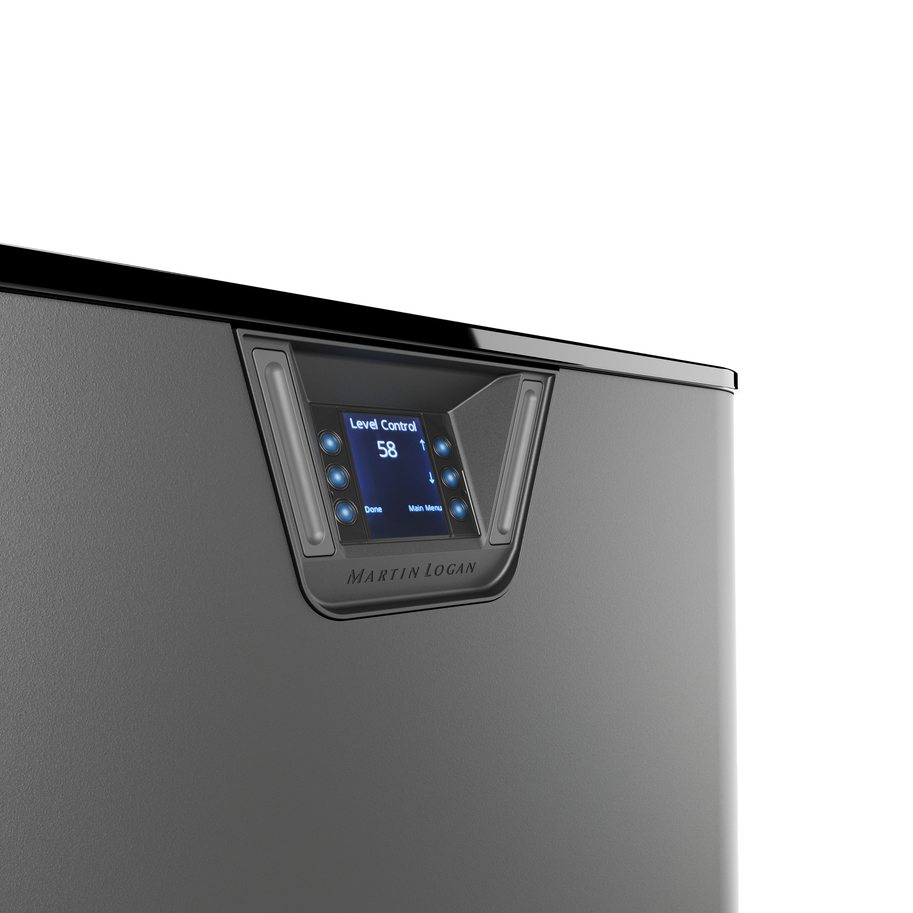 Level Control  
58  

Done  
Main Menu  

MARTIN LOGAN