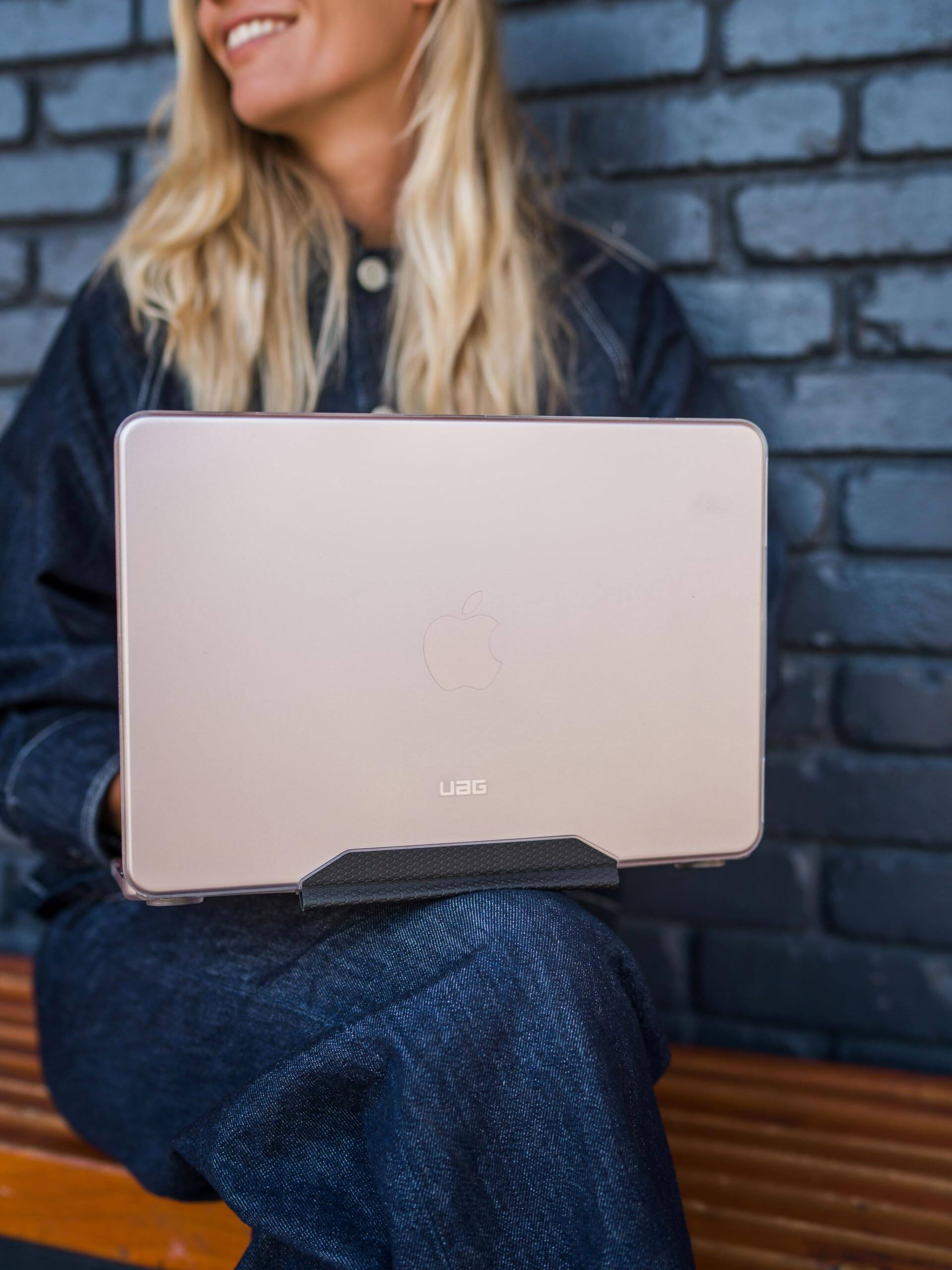 Alt View 1. UAG - MacBook Neo Case 13" 2026, Sleek & Translucent Protective Cover, Non-Slip Hinge Grip with Reinforced Corners, Scout - Ice.