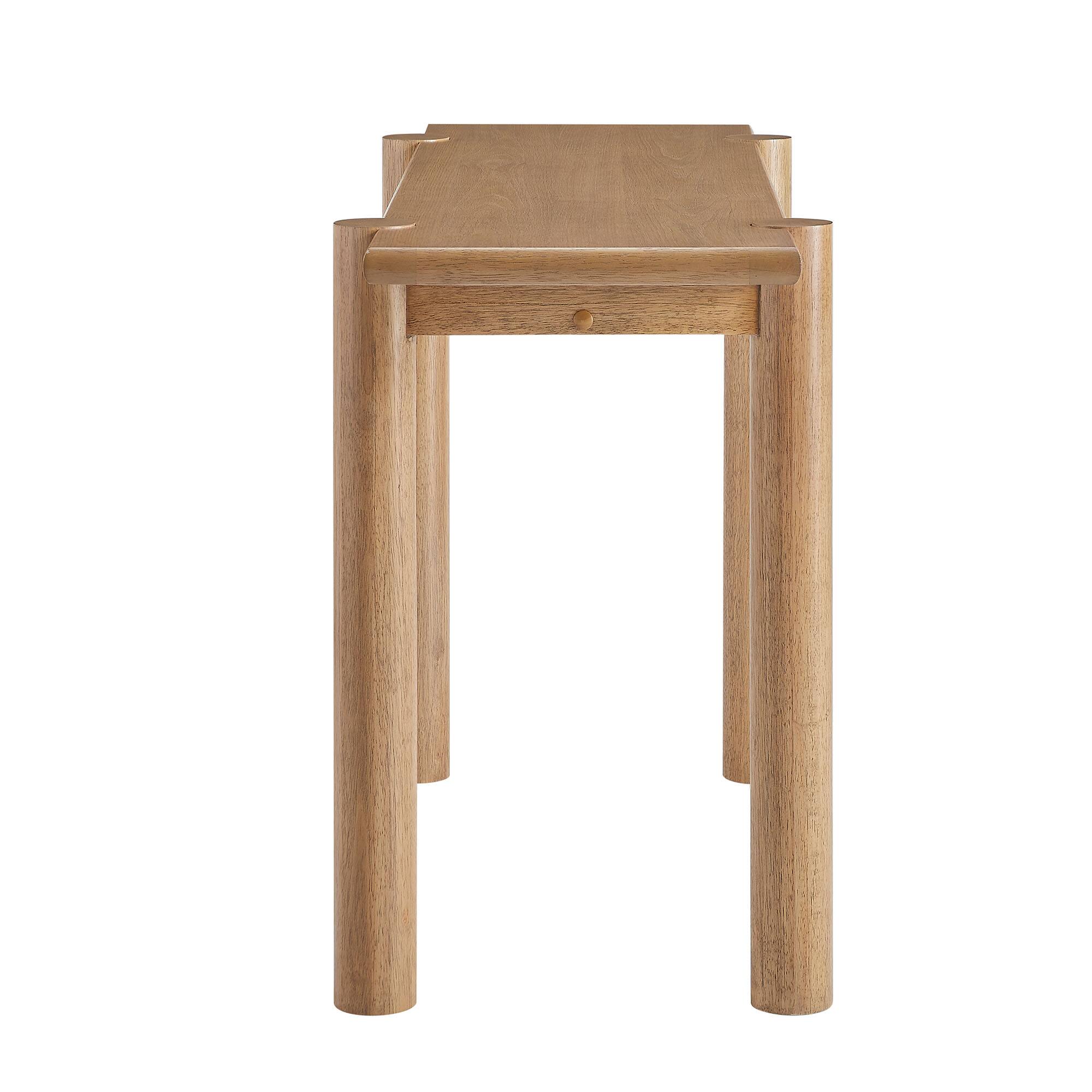 Alt View 2. Modway - Taschen Console Table by Modway - Weathered Oak.
