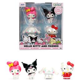Set of 4 Diecast Figures "Hello Kitty and Friends" Franchise "Metalfigs" Series Diecast models by Jada