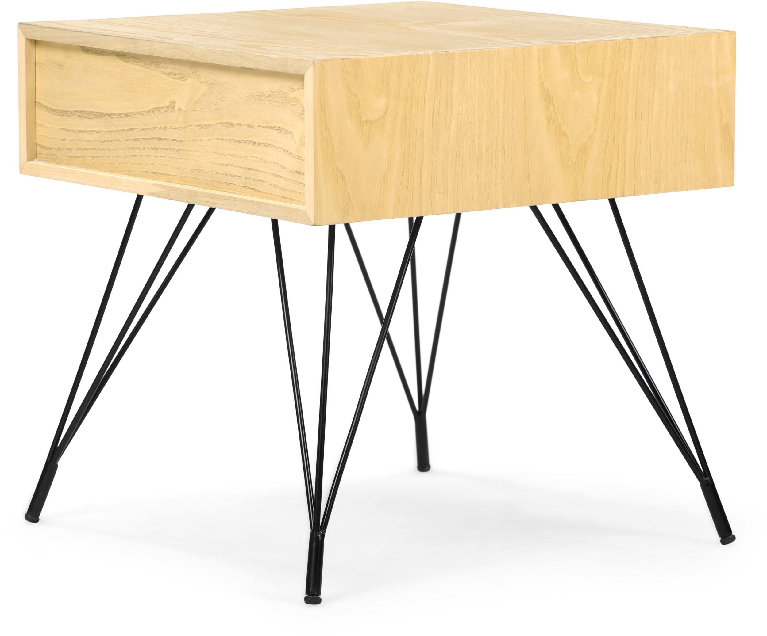 Alt View 16. Adore Decor - Newell Side Table - Natural.