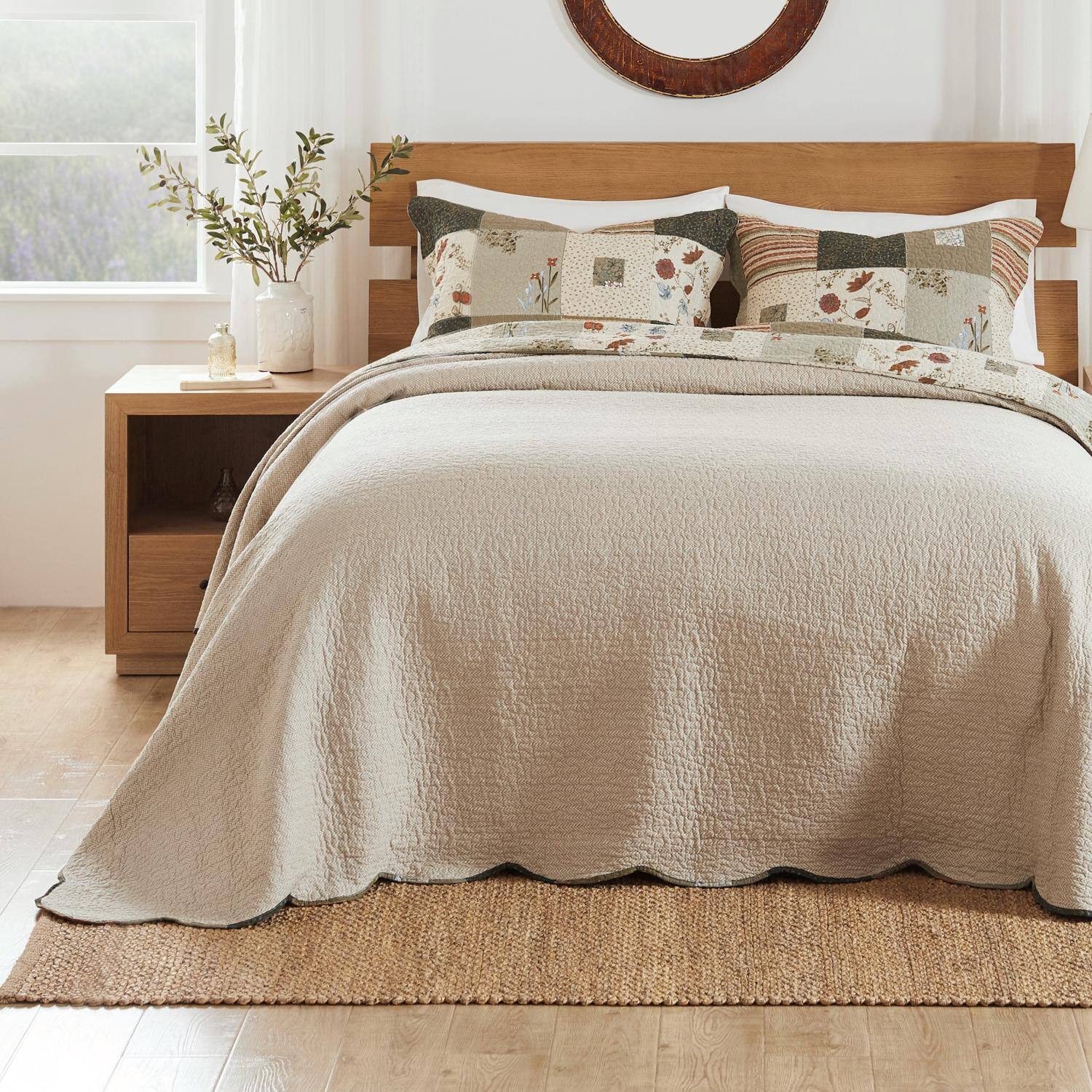 Alt View 2. Greenland Home Fashions - Greenland Home Fashions Sedona High Quality 3-Piece Queen Bedspread Set - Multicolor.