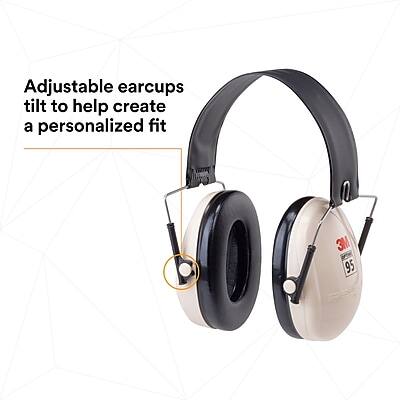 Adjustable earcups tilt to help create a personalized fit

3M 95