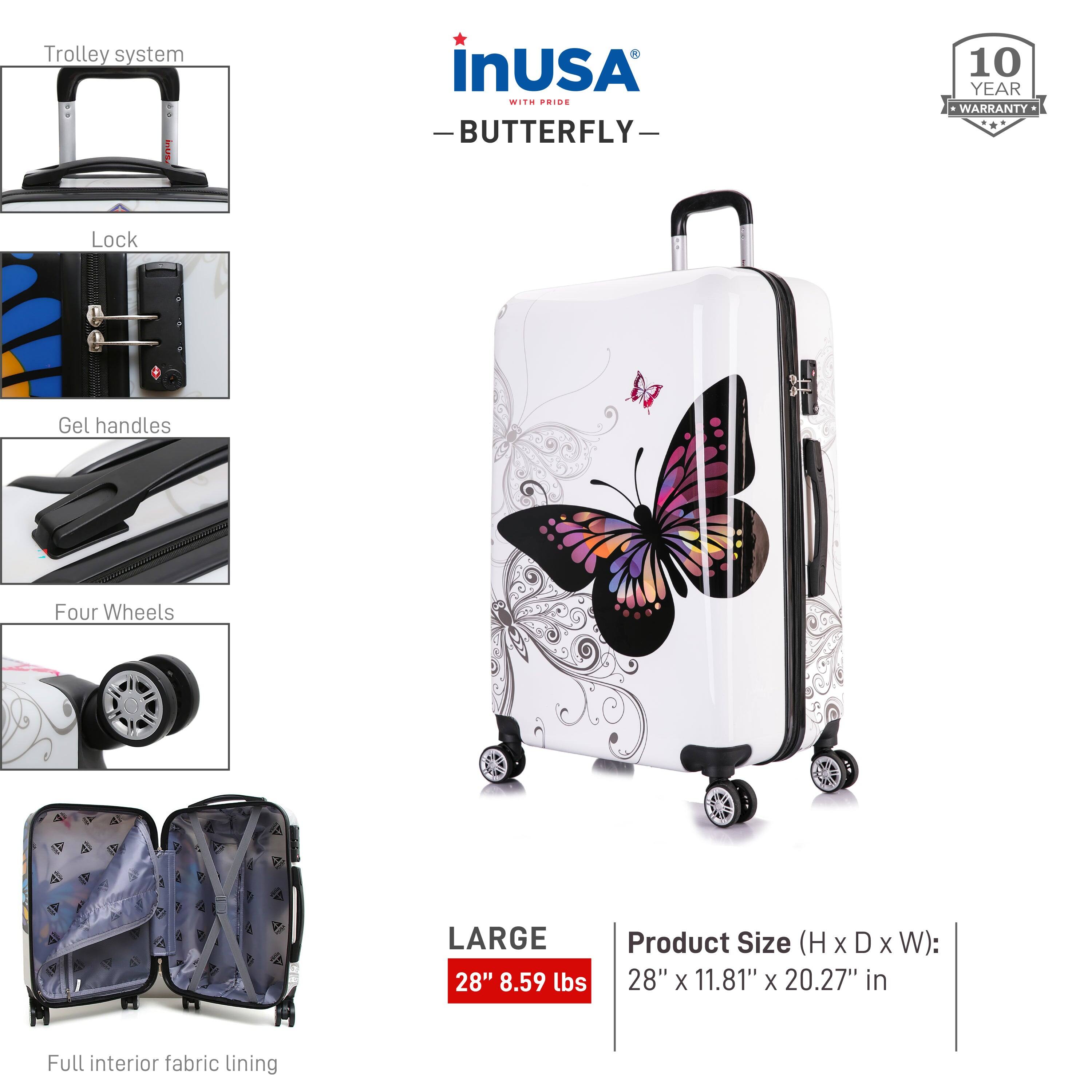 - Trolley system
- Lock
- Gel handles
- Four Wheels
- Full interior fabric lining

**Product Size (H x D x W):** 28" x 11.81" x 20.27" in

**Weight:** 8.59 lbs

**LARGE 28"**

**10 YEAR WARRANTY**