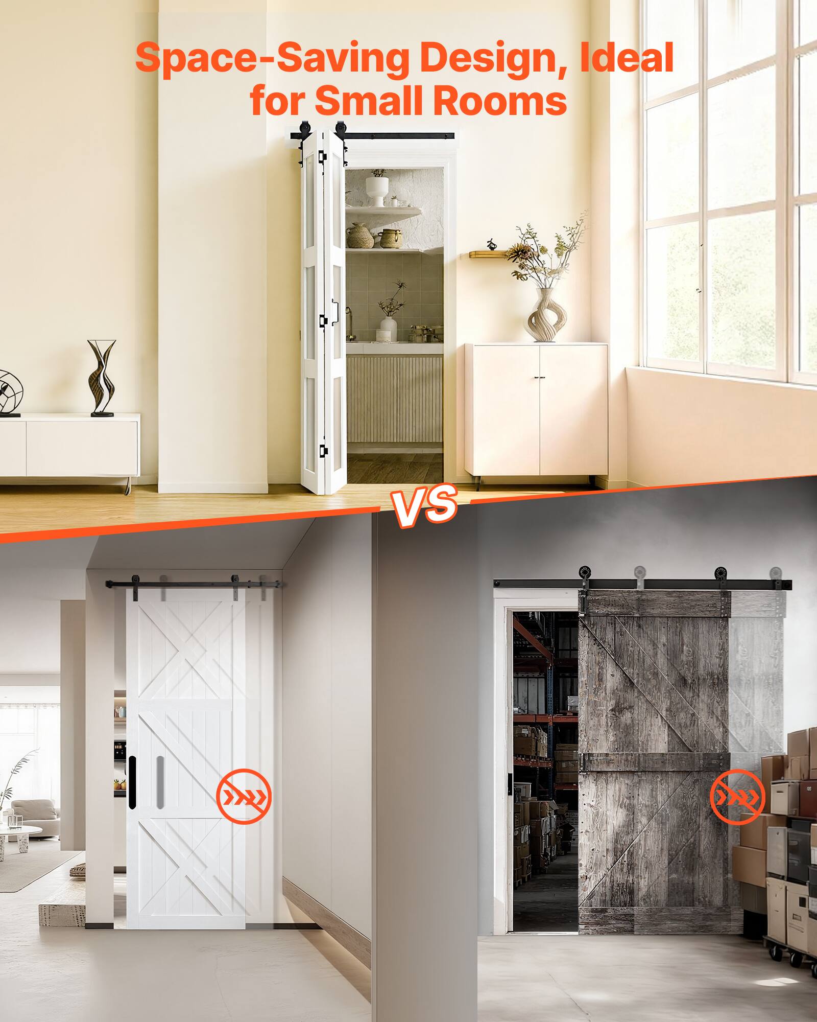 Space-Saving Design, Ideal for Small Rooms

VS