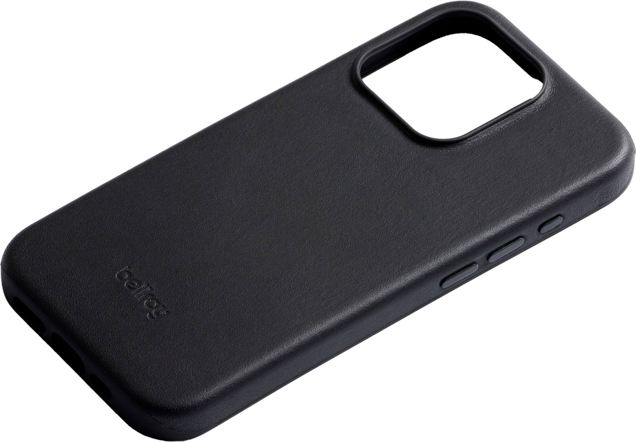 Left. Bellroy - iPhone 15 Leather Phone Case - Black.