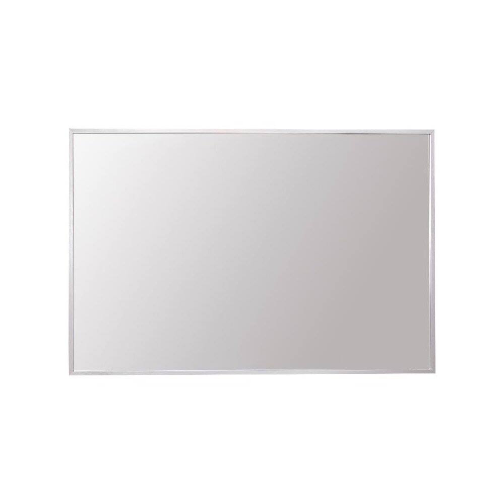 Alt View 2. Elegant Decor - Aluminum Frame Rectangle Mirror 24x36 In Silver - Silver.