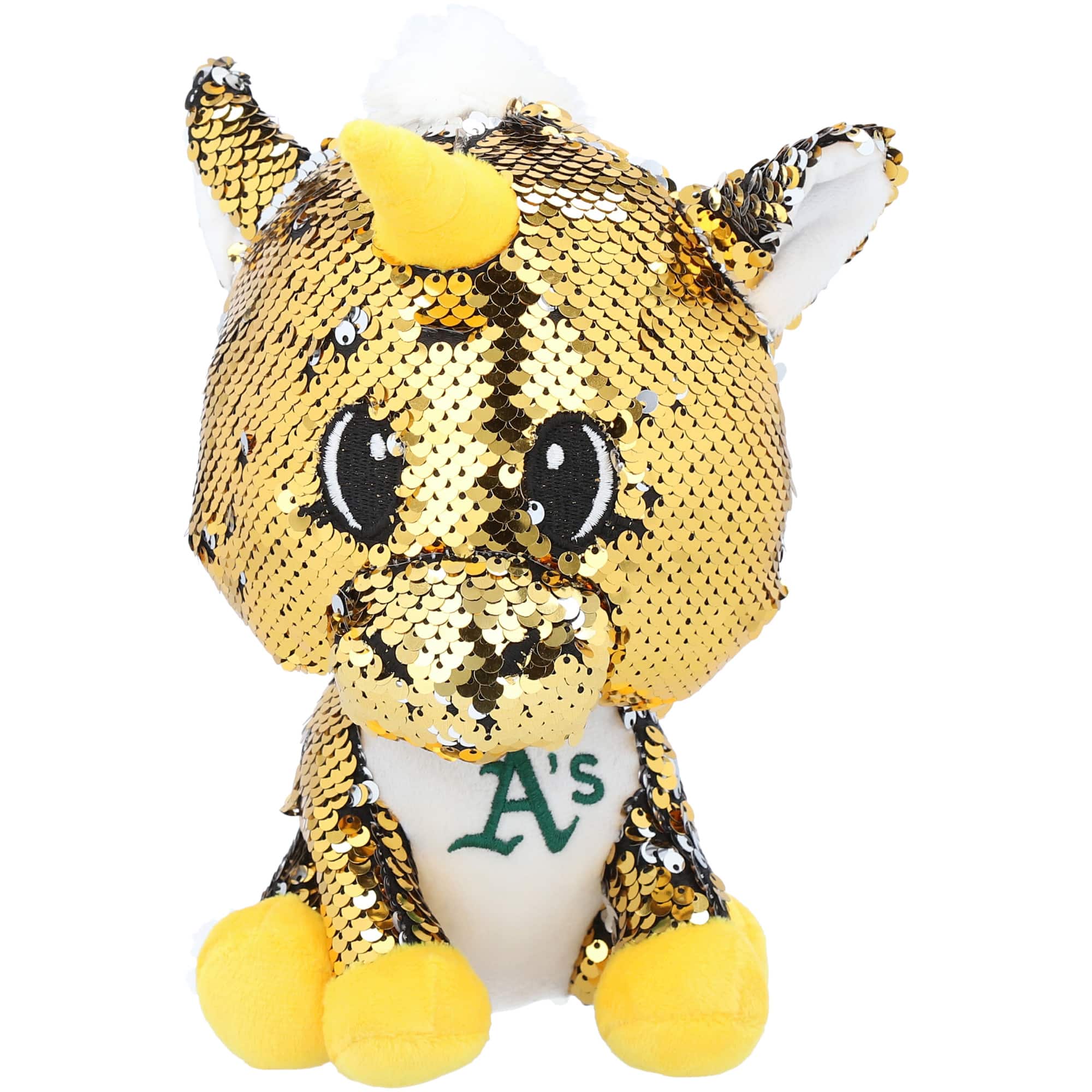 FOCO - Athletics 9'' Sequin Unicorn Plush Toy - Multicolor