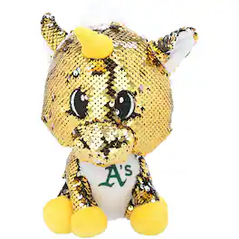 FOCO - Athletics 9'' Sequin Unicorn Plush Toy - Multicolor