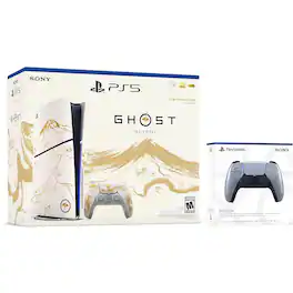 PlayStation 5 Ghost of Yotei Disc Bundle + Extra Controller - PlayStation 5