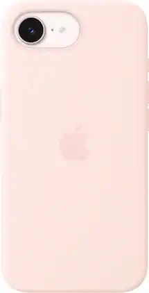 Apple - iPhone 17e Silicone Case with MagSafe - Soft Pink