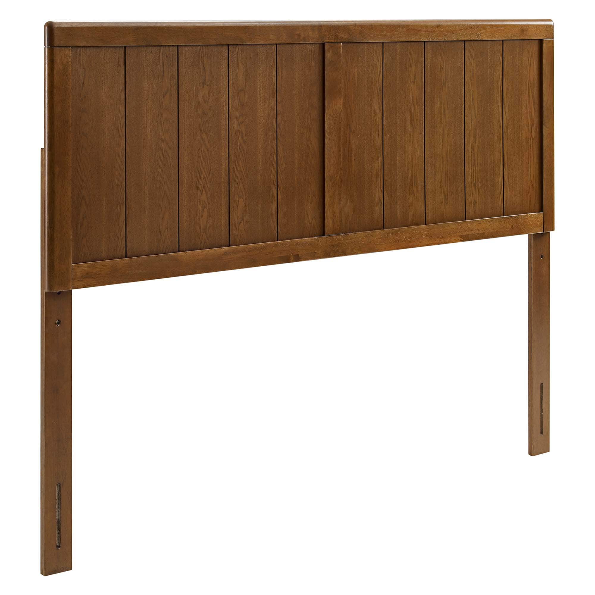 Robbie Wood King Headboard by Modway - Brown