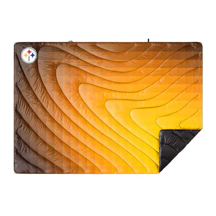 Front. Rumpl - Pittsburgh Steelers 75'' x 52'' Original Puffy Blanket - Multicolor.