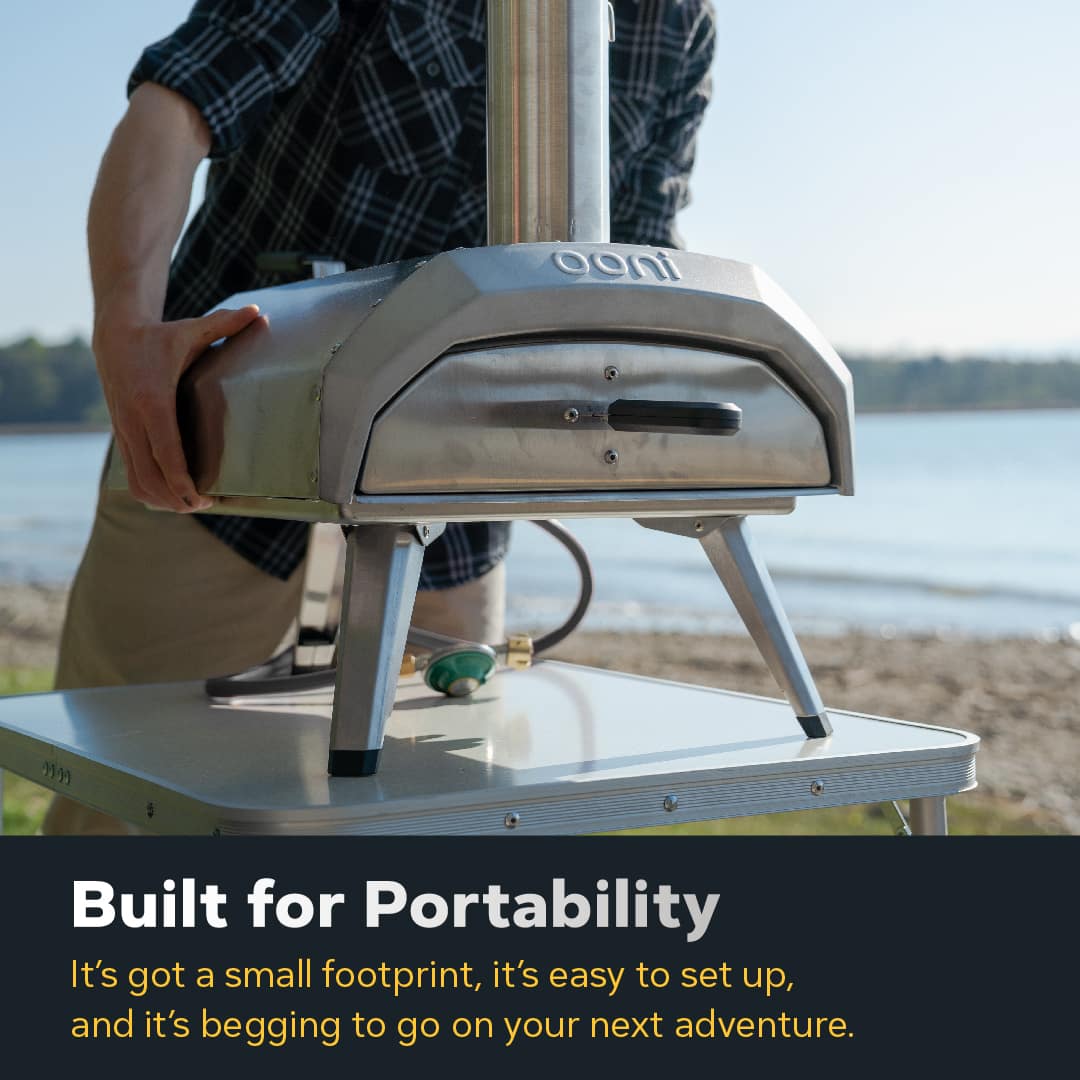 Built for Portability: It's got a small footprint, it's easy to set up, and it's begging to go on your next adventure.