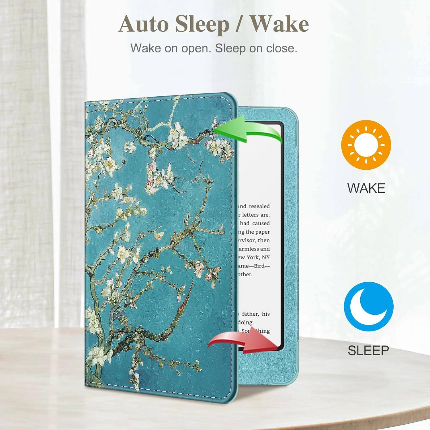 Auto Sleep/Wake  
Wake on open. Sleep on close.

WAKE

nd resealed r letters are: had caused ng the paper rvisor, then armless and ew York, NY ame-Bird- other.

father, his doing. Sor hing

SLEEP