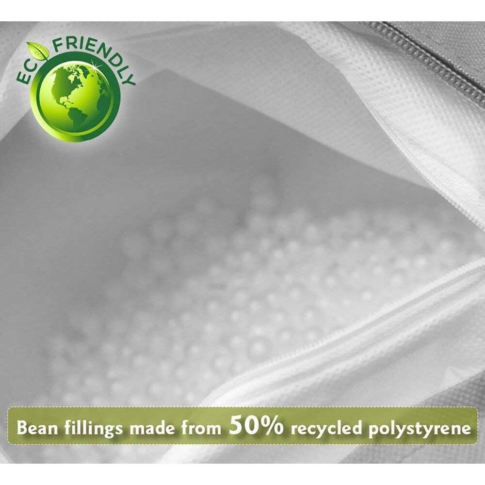 ECO FRIENDLY

Bean fillings made from 50% recycled polystyrene