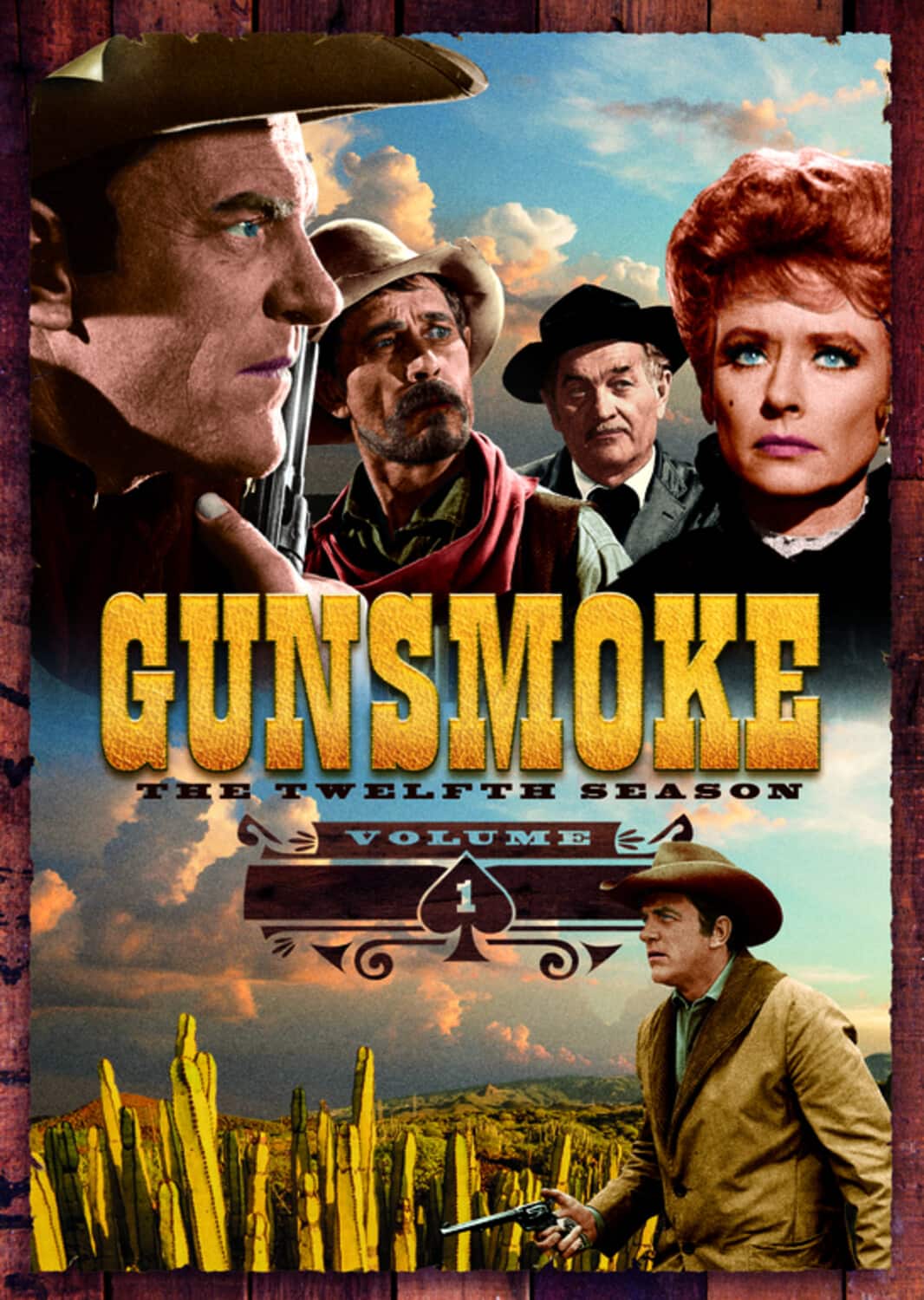 Front. Gunsmoke: The Twelfth Season Volume 1   - DVD.
