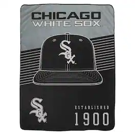 Pegasus - Chicago White Sox 60- x 80- Hat Stripes Throw Blanket - Multicolor