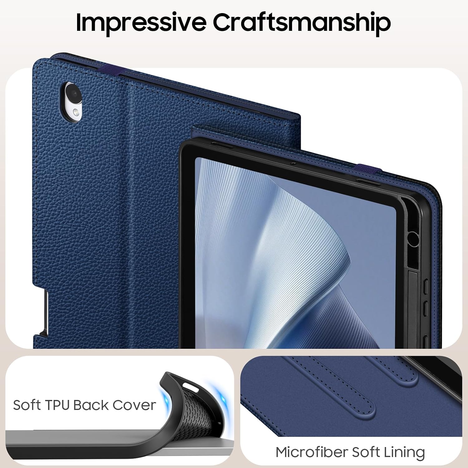 Impressive Craftsmanship

Soft TPU Back Cover

Microfiber Soft Lining