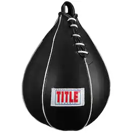 TITLE Boxing - TITLE Classic Super Speed Bag V2, Small - Black/White