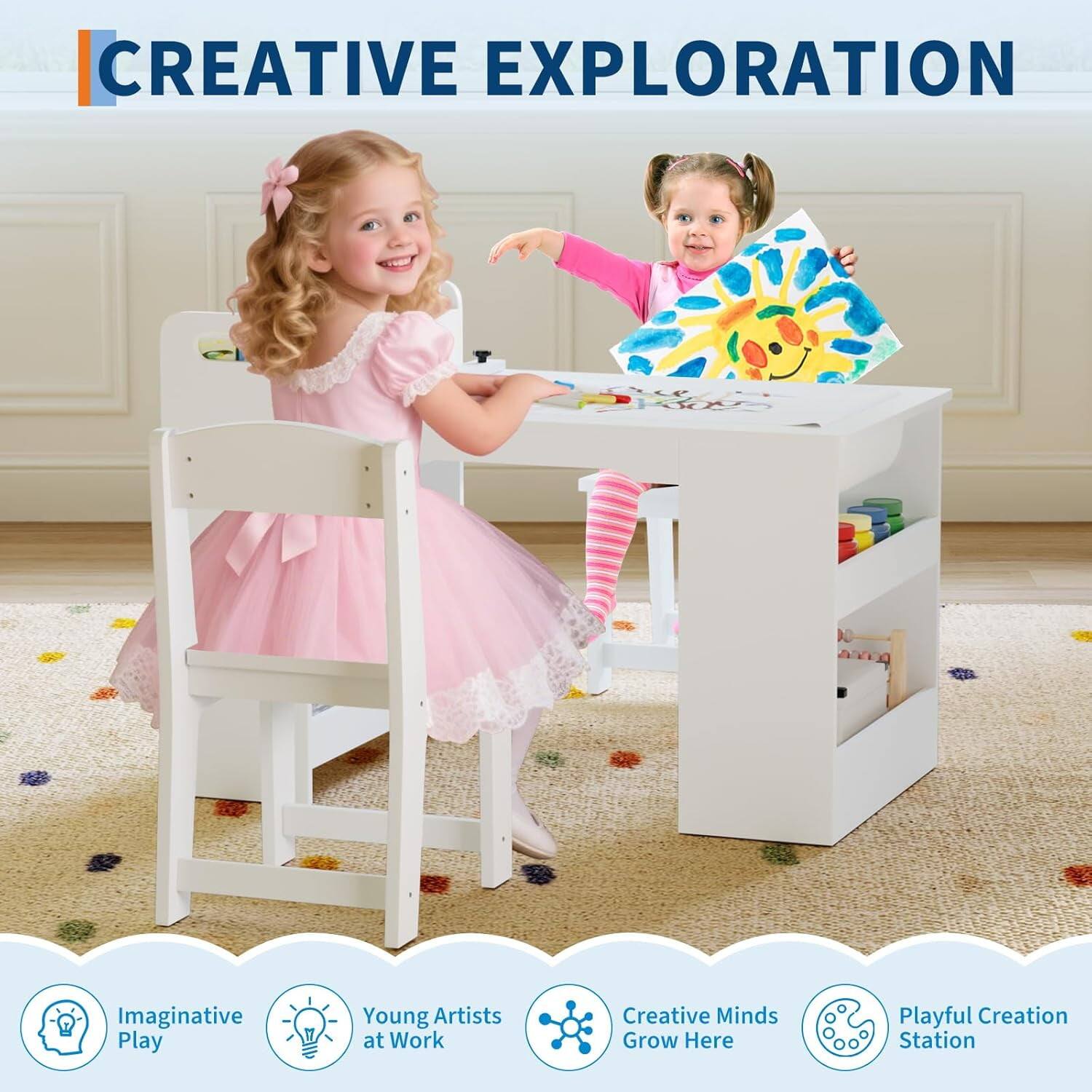 CREATIVE EXPLORATION

- Imaginative Play
- Young Artists at Work
- Creative Minds Grow Here
- Playful Creation Station