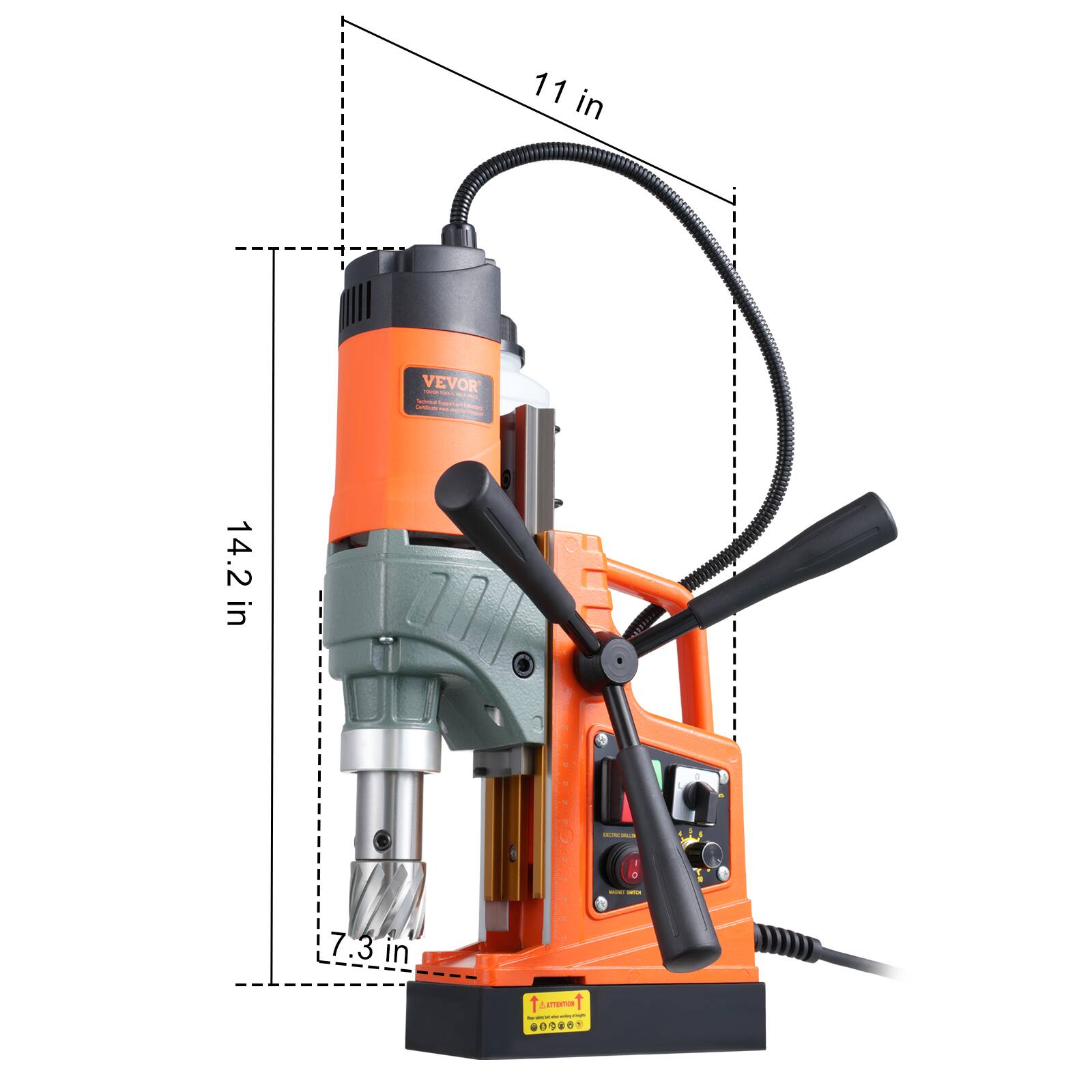 11 in  
VEVOR DUCK TOTAL  
Schical aggr, Communosmo TUL Lessage  
14.2 in  
1000 3  
:  
BOO 2014  
7.3 in  
ATTENATION - - - 009888
