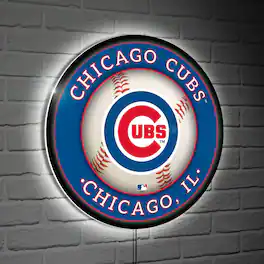 Evergreen Enterprises - Chicago Cubs LED XL Round Wall D-cor - Multicolor