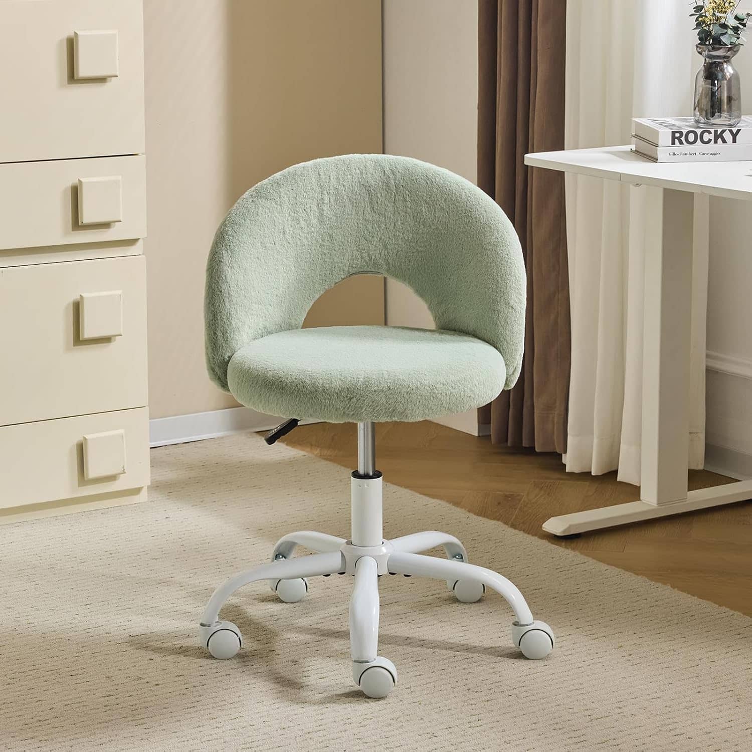 Furry Mint Green