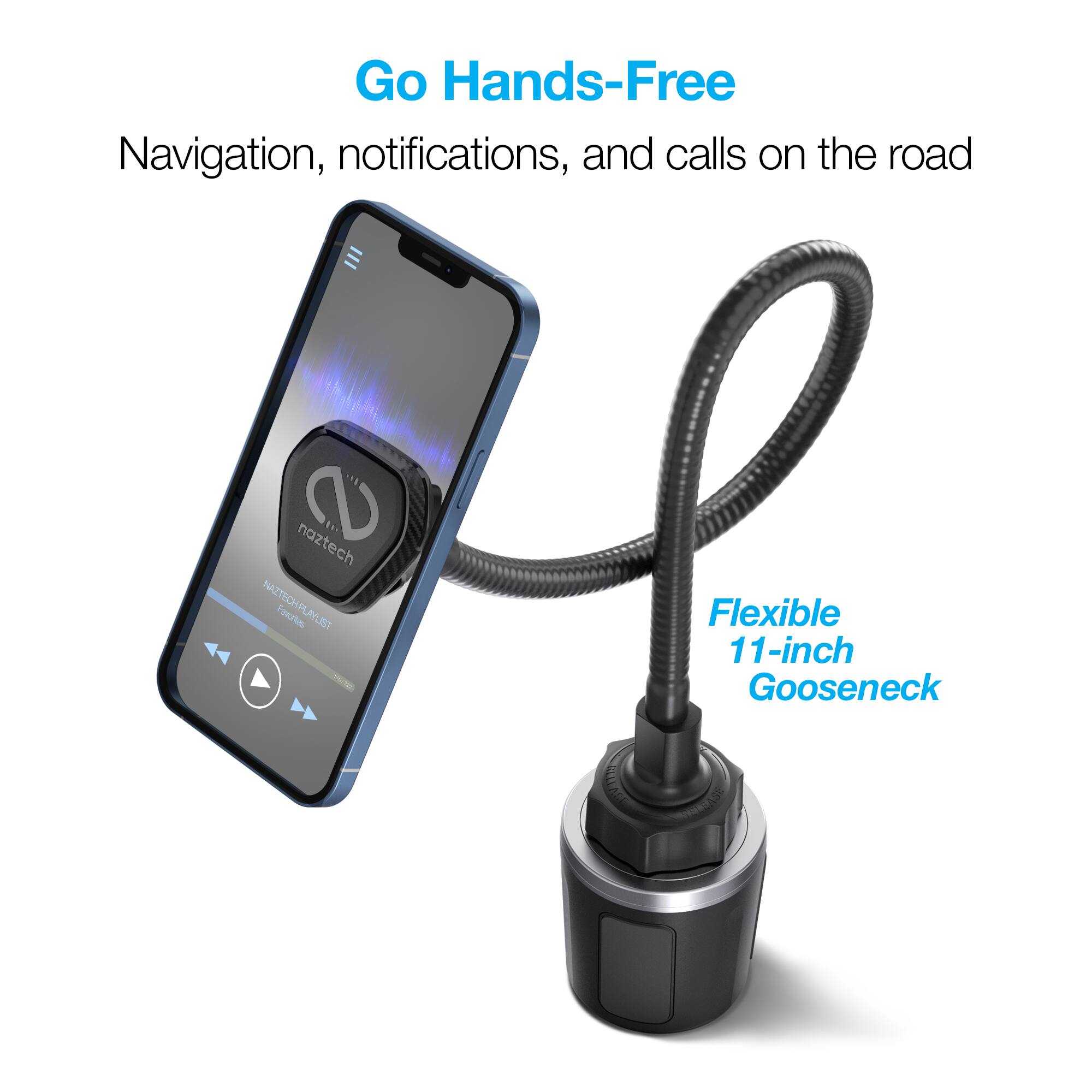 Go Hands-Free

Navigation, notifications, and calls on the road

Flexible 11-inch Gooseneck