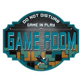 Fan Creations - San Jose Sharks 12'' Game Room Tavern Sign - Multicolor