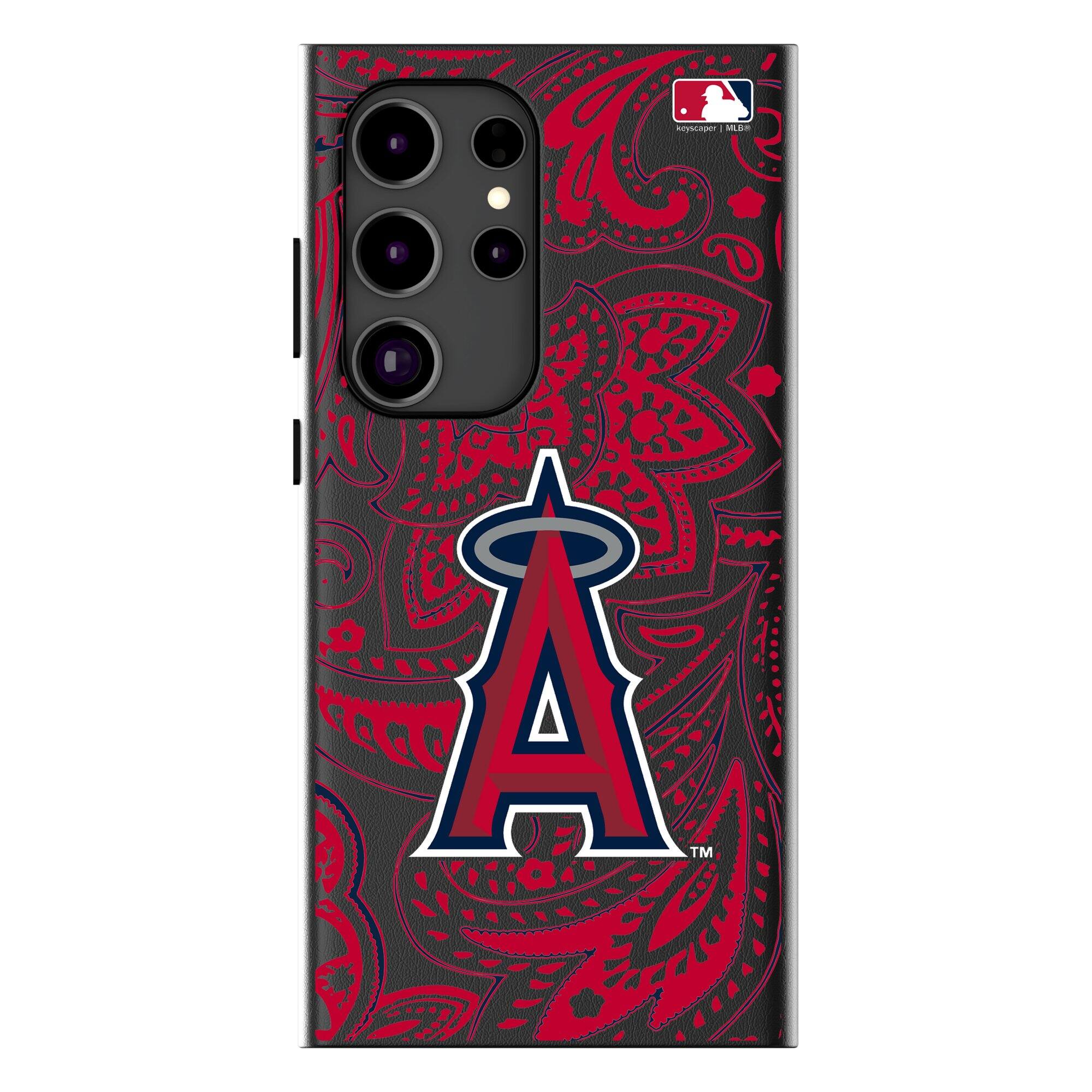 Keyscaper - MLB - Los Angeles Angels Paisley Galaxy Magnetic Bump Case - S24 - Black price history on PriceWatchPro