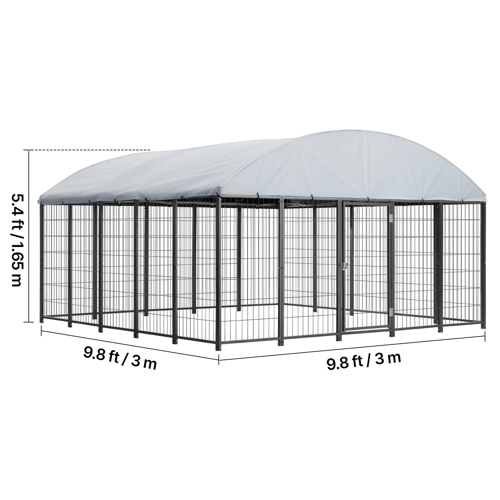 5.4 ft / 1.65 m  
9.8 ft / 3 m