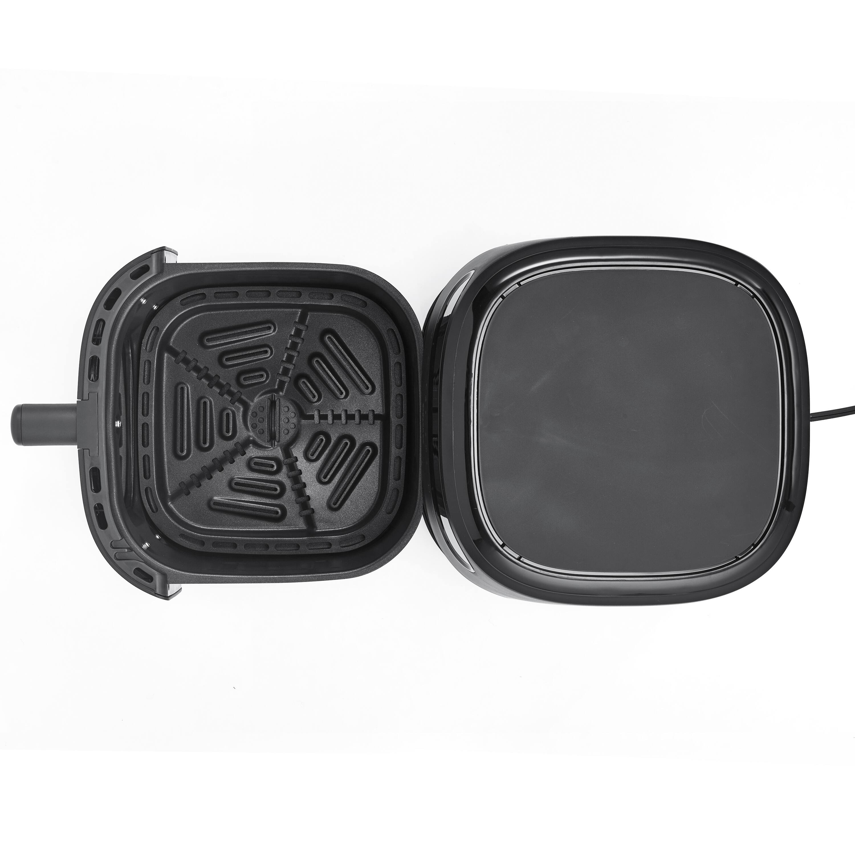 Alt View 12. CRUX - 8-qt. Digital Air Fryer Kit with TurboCrisp - Black.