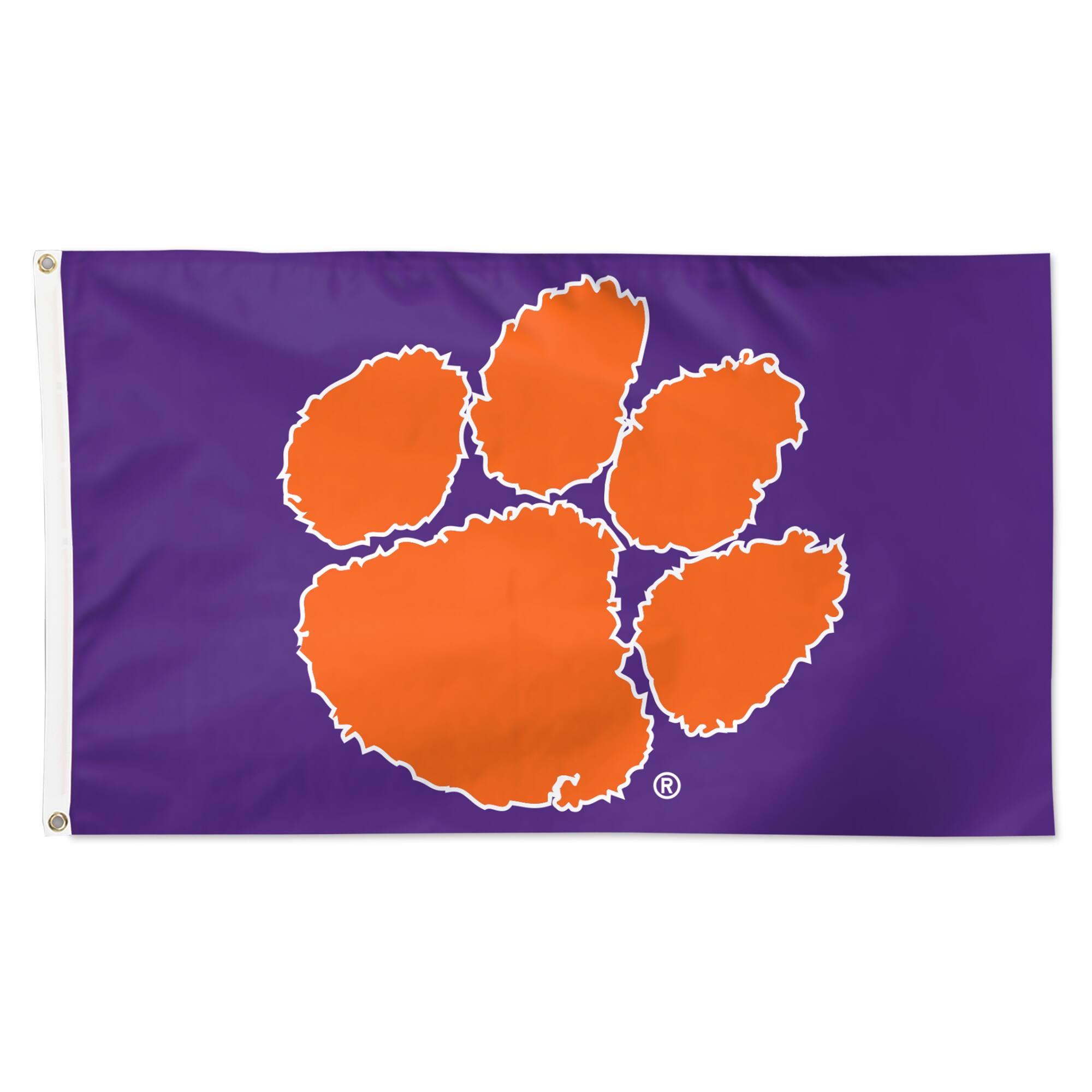 WinCraft - Clemson Tigers 3' x 5' Single-Sided Deluxe Team Flag - Multicolor