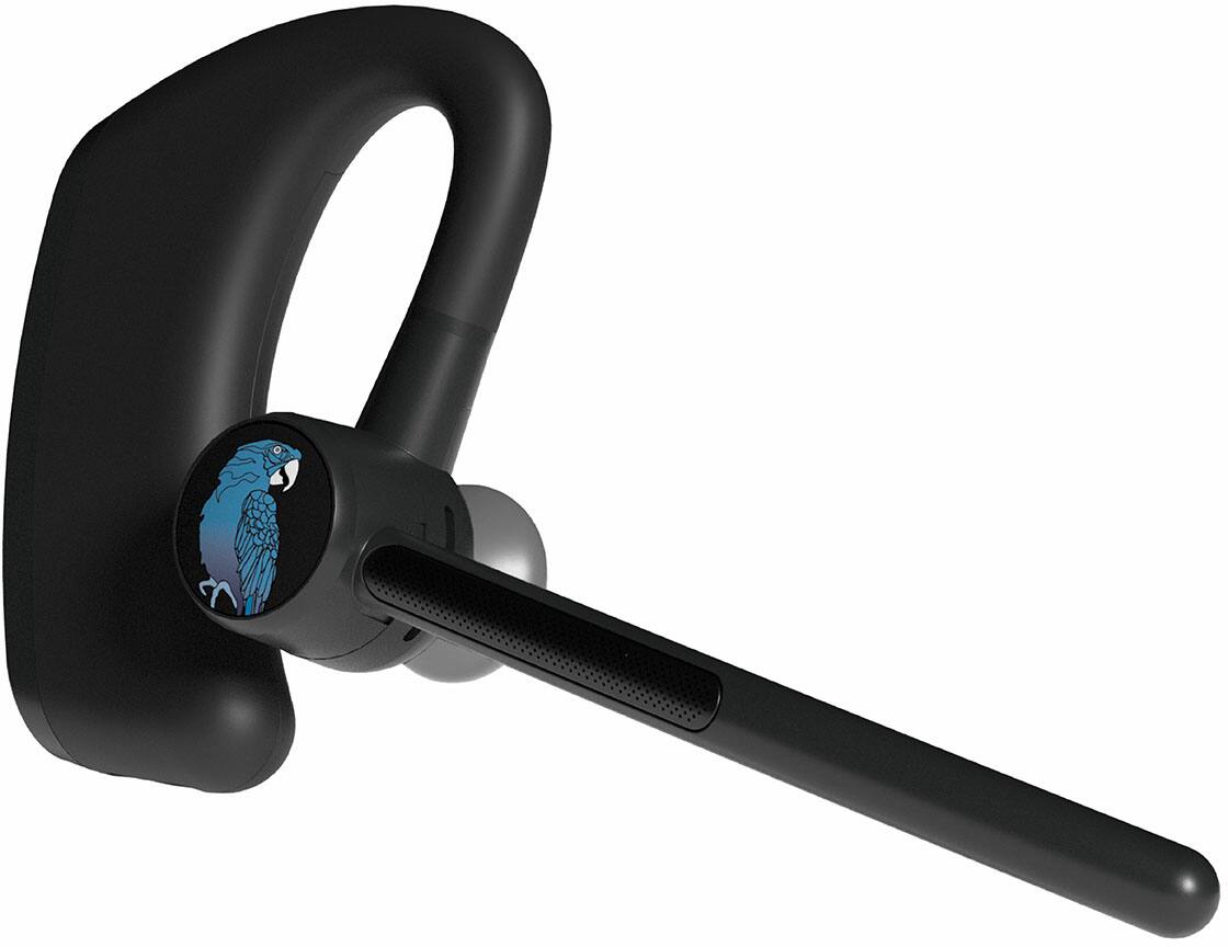 Left. BlueParrott - M500-XT Wireless Bluetooth Mono Headset with 93% Noise-Cancelling Microphone and Lightweight Design - Black.